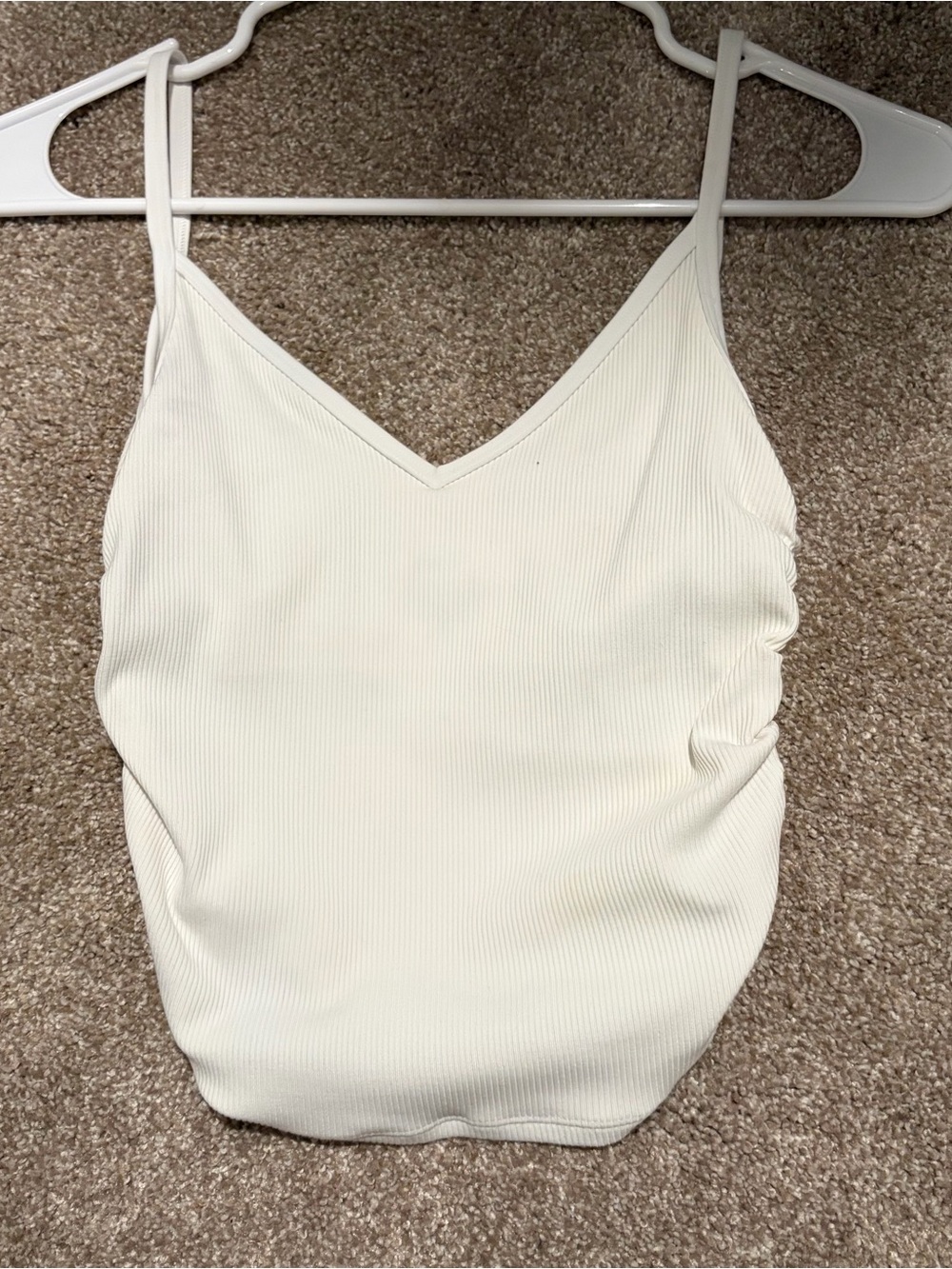 Pose cinched tank